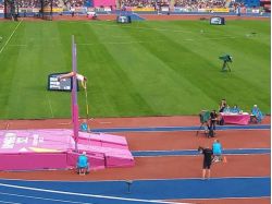 Molly Caudery realising her potential winning silver for England in the pole vault at Birmingham 2022